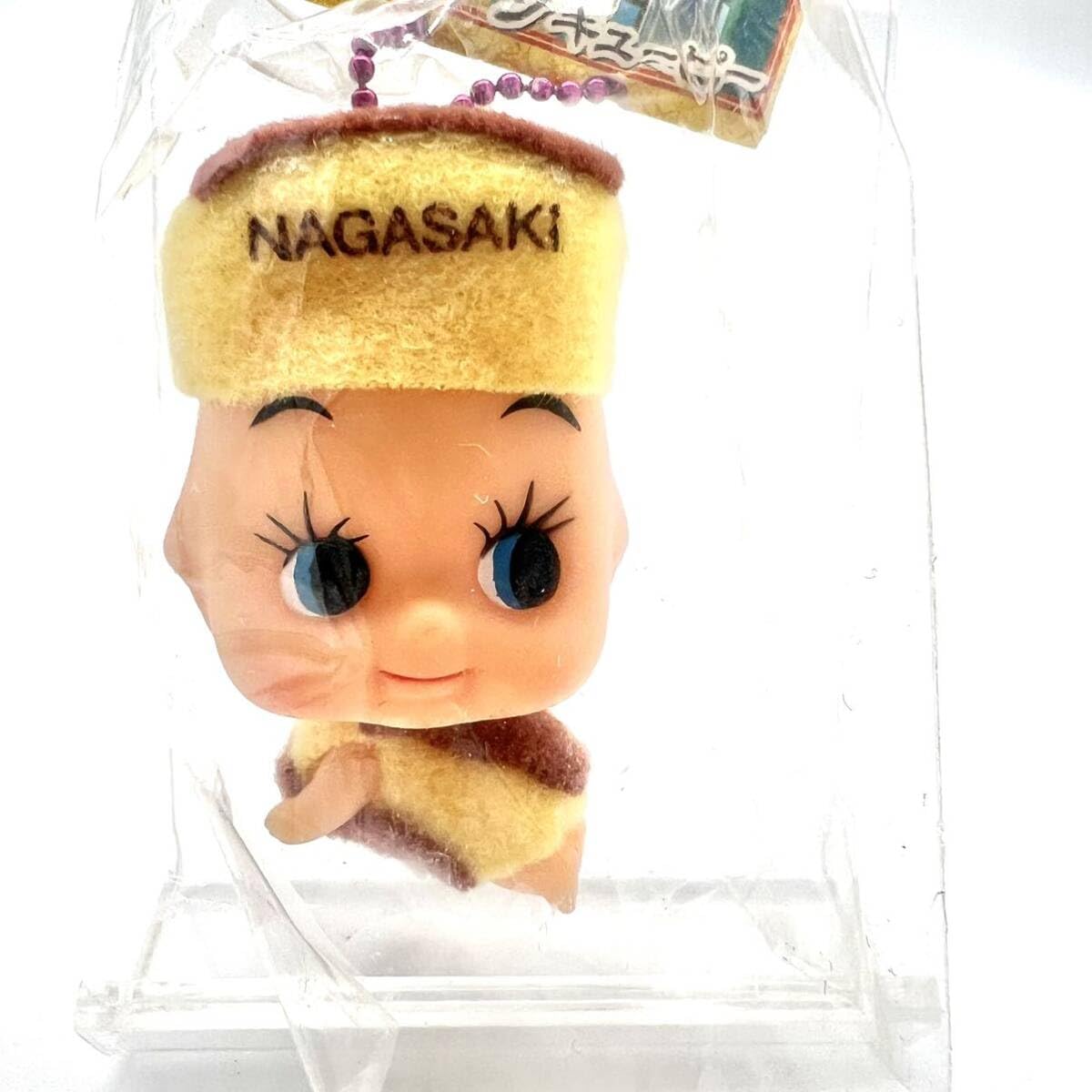 長崎 カステラちゃん ご当地ストラップ レトロ 3個セット新品未使用 長崎カステラ♡ご当地 ストラップぬいぐるみ3個つき 新カステラ